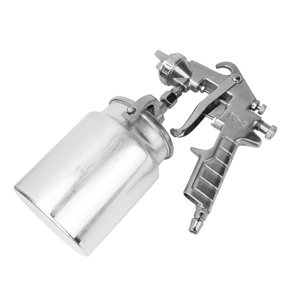 PQ 2 Pneumatic Paint Spray Gun Hand Held Paint Spraying Sprayer 2.0mm Nozzle Suction Type