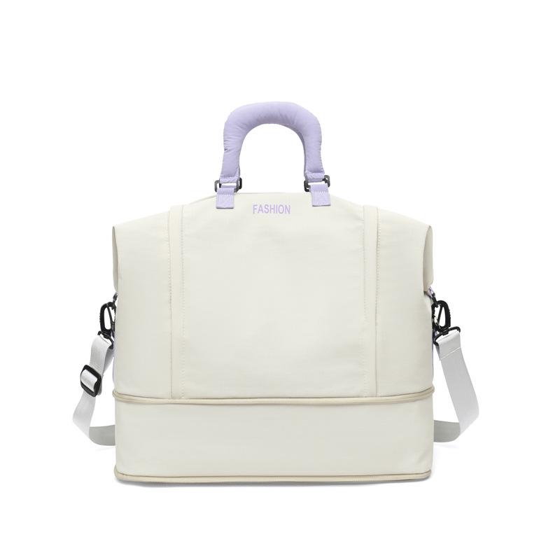 Spacious Lightweight Travel Bag - Unisex Handheld Crossbody, Business Trip Gym Bag, Expandable Carry-on Luggage.