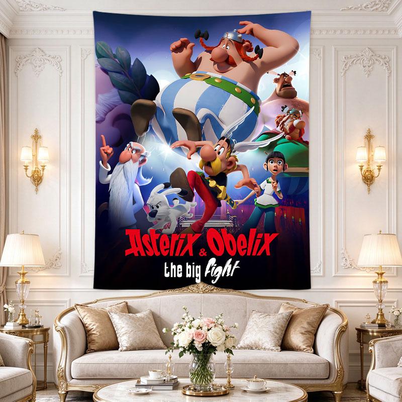 Asterix Obelix Der große Kampf Animationsfilm Poster Gruppenkunst Druck