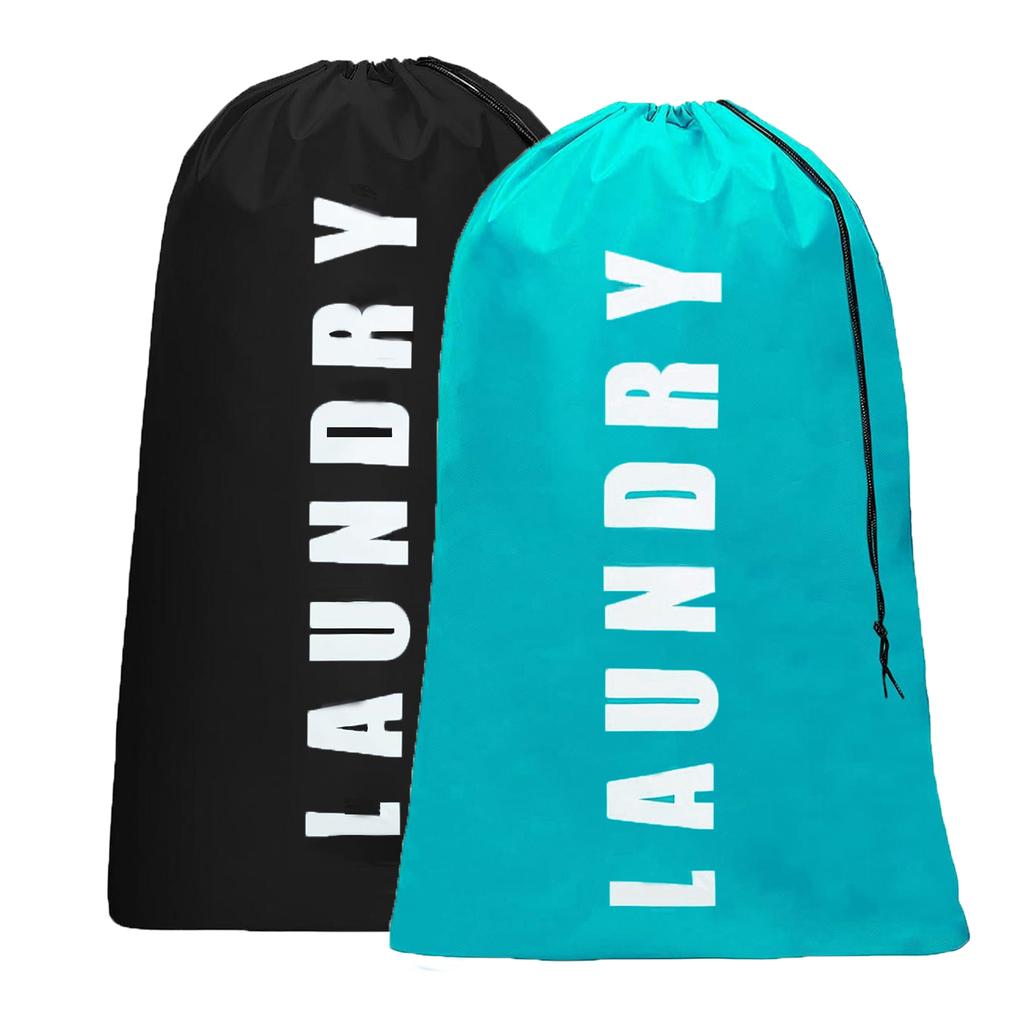 Laundry Bag,2 Pack Travel Laundry Bags for Dirty Clothes,Large Laundry Bags for Traveling,Dirty Clothes Travel Bag, 24" x 36"