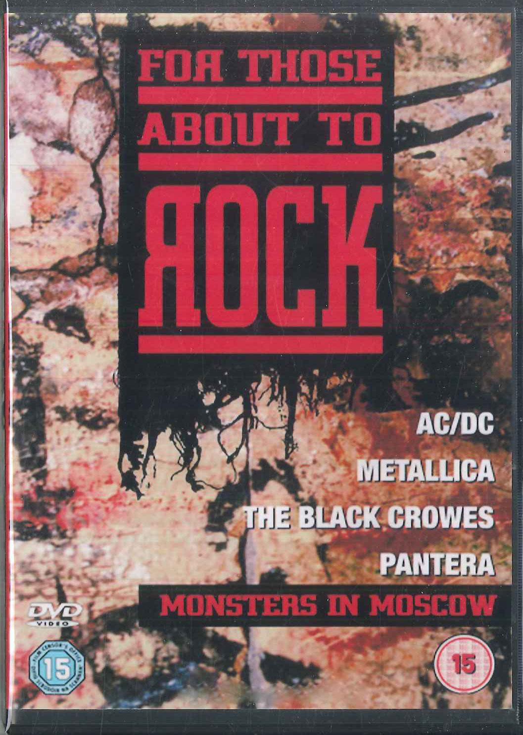 

DVD VARIOUS - For Those About To Rock Moscow 1991 NONE NOT ON LABEL Non Japan Music Video Used