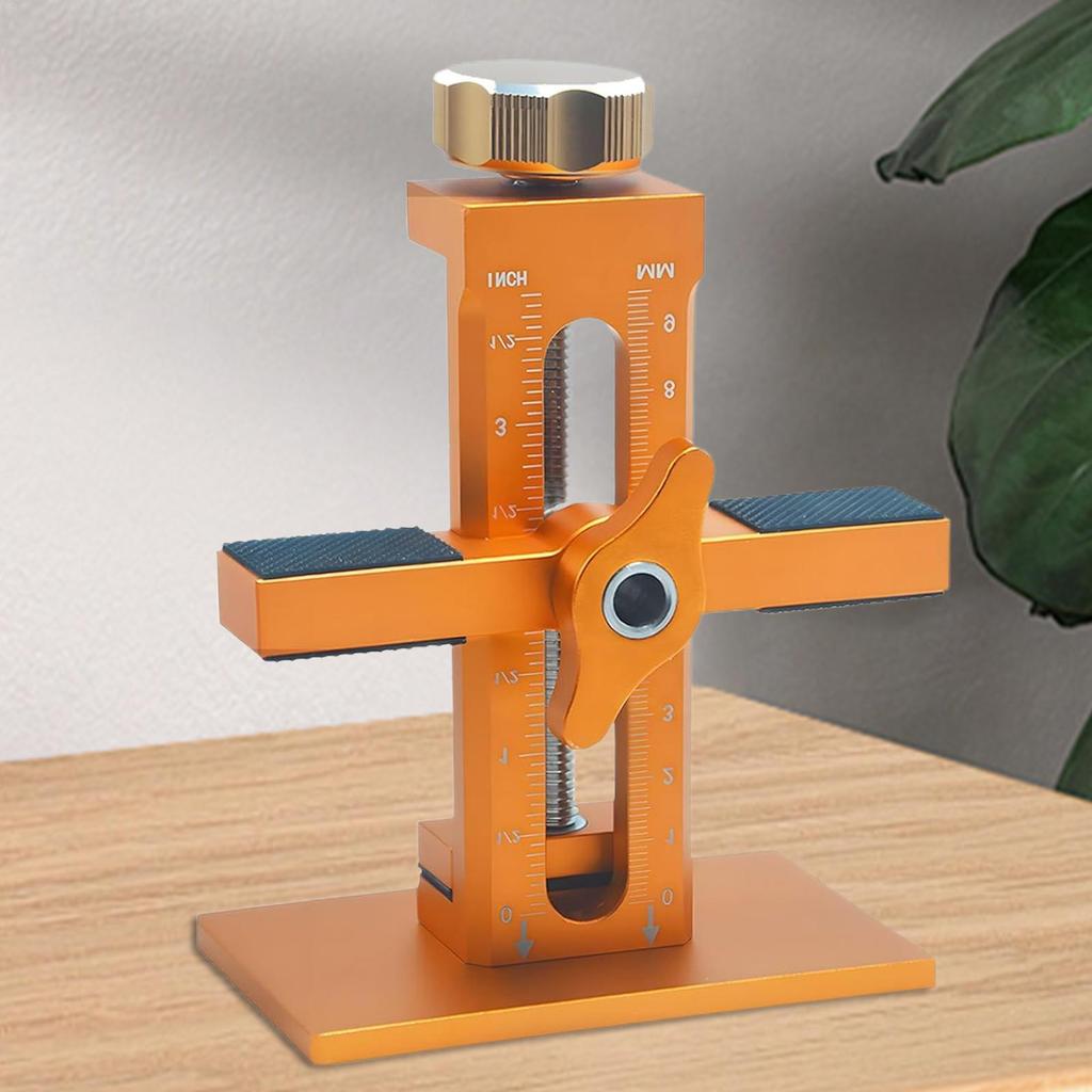 Cabinet Door Installer Tool Adjustable Cabinet Door Positioning Aid Multi-Purpose Power Tool Accessory Jig For Hotel Rental