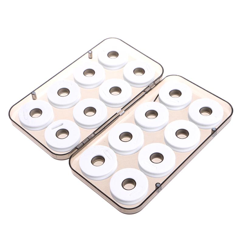 8/16Pcs Foam Winding Board Fishing Line Wire Shaft Bobbin Spools Tackle Box Gift