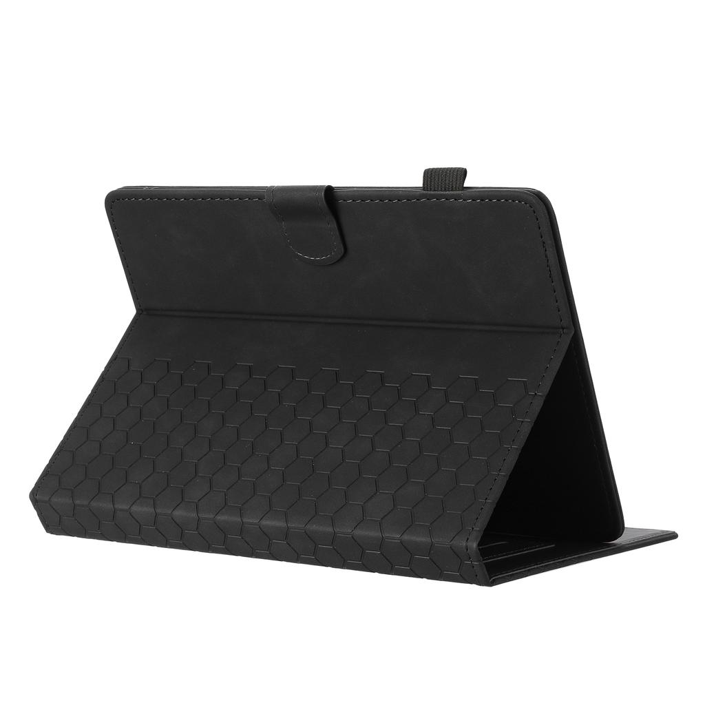Funda Universal para Tablet de 10 Pulgadas Funda para Tablet de Cuero Estampado de Panal con Ranura para Tarjeta