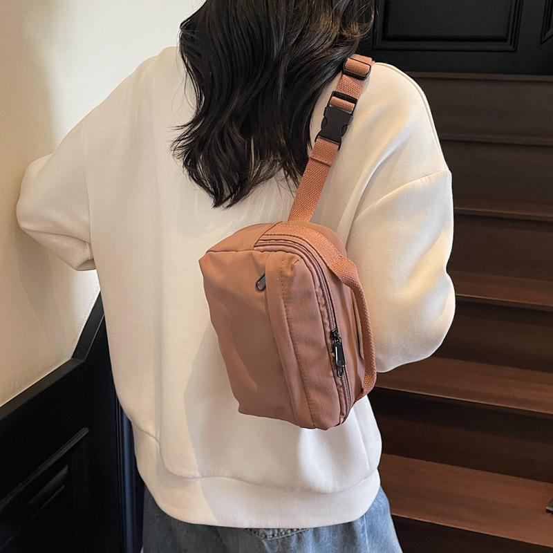 Lightweight Small Bag, Autumn And Winter Women'S Commuter Messenger Bag, Nylon Cloth Casual Shoulder Bag, Mobile Phone Bag.