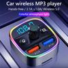 Wireless 5.0 FM Transmitter Handsfree Car Radio Modulator MP3 Player With 12V 3.1A Dual USB Ports Quick Charger Adapter For Car