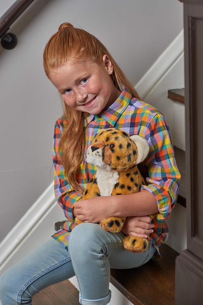 Wild Republic Plush Cheetah W15 X D28 X H24cm Cub, 12" (19343)