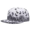 New Cashew Flower Printed Flat brimmed Hat for Men Fashion Hip Hop Hat Outdoor Leisure Sports Baseball Hat Women's Sunshade Hat