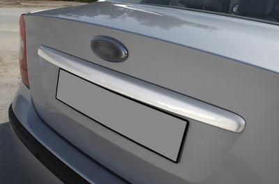 Trim On the Trunk Lid (SEDAN, Stainless Steel) OmsaLine - Italian Stainless Steel for Ford Focus II 2008-2011