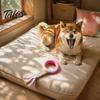 Stress Relief Toys for Pets Dog Tug-of-War Toy, Rubber Ring with Braided Cloth Strips, Interactive Aggressive Chewers Chew Toy Small to Medium