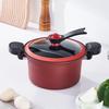 Yibodesi 23cm Red Iron Micro Pressure Cooker