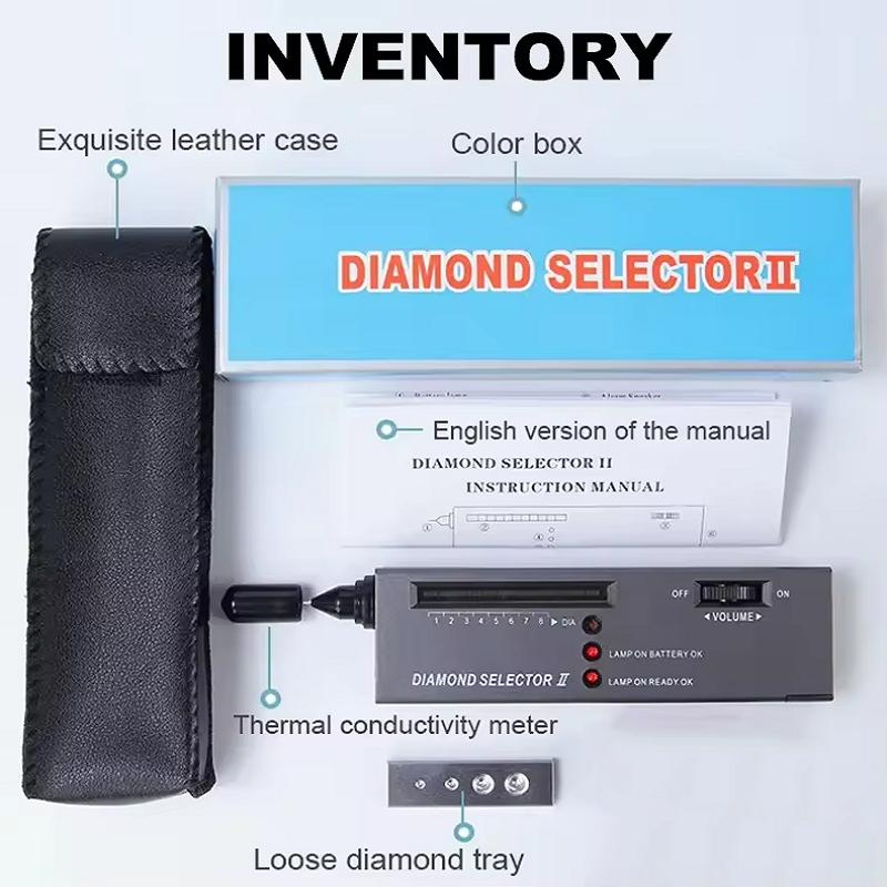Tragbarer Diamanttester & Edelsteinselektor II – Goldreinheit, Moissanit, Rubin, Saphir Detektor – Schmuck Teststift