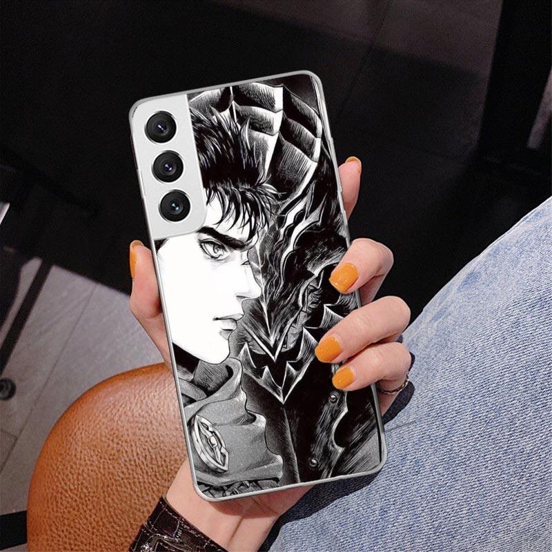 

Black White G-Guts B-Berserks Phnoe Case for Samsung Galaxy S26 S25 Edge S23 S24 Ultra S22 Plus S21 S20 FE Unique Cover Soft Coq Samsung S24 Plus