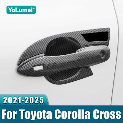 For Toyota Corolla Cross XG10 2024 2025 Hybrid ABS Car Door Handle Bowl Cover Protection Trim Cover Accessories