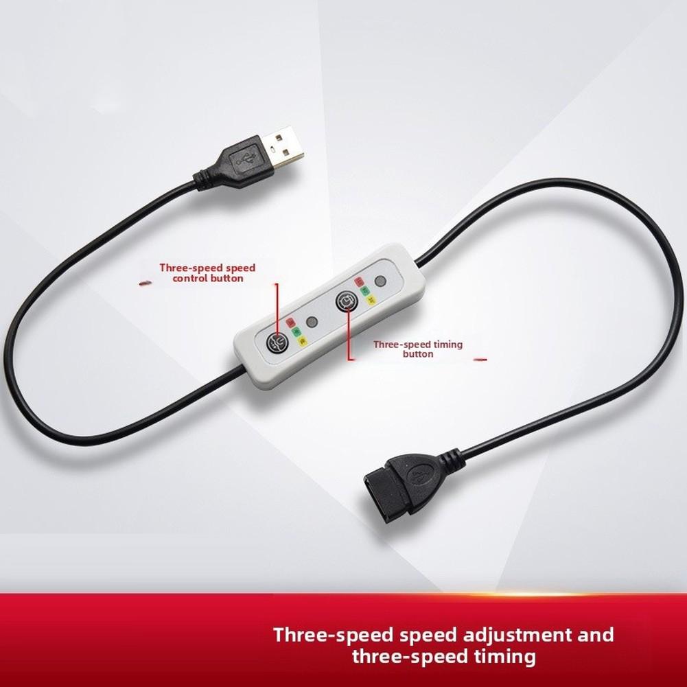0.6m USB Control Timing Extension Cable With Switch Adapter Pvc Power Tool For Fans,desk Lamps,mobile Phones,power Switch Cable