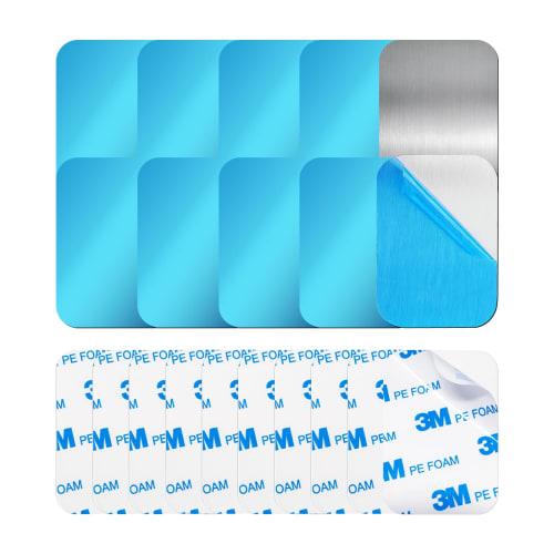 Mesanda Steel Plates, Magnetic Support Plates, 3M Double-Sided Tape, Super Strong, 10 Sheets, 45x65mm, Stainless Steel Plates, Magnetic Adsorption, Ki