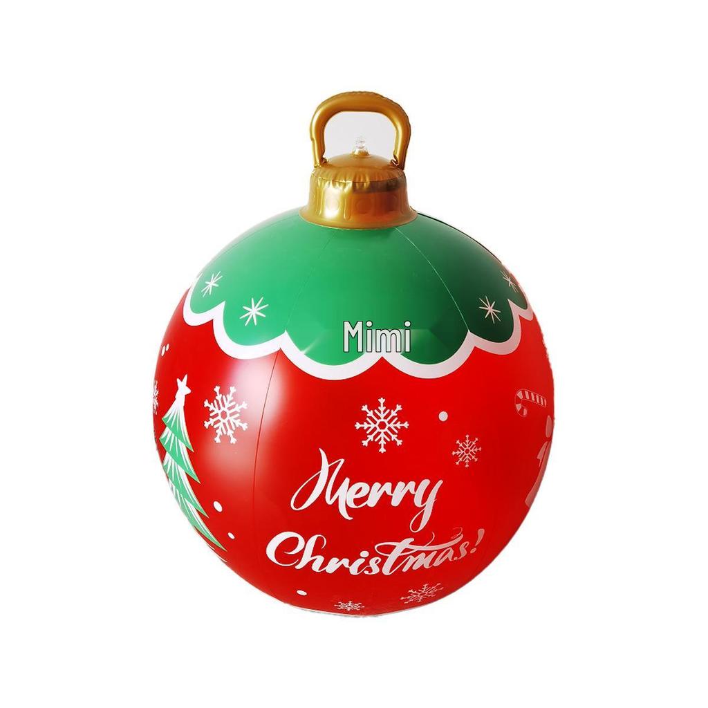 Eco-friendly PVC Inflatable Christmas Ball for Indoor & Outdoor Festive Decoration