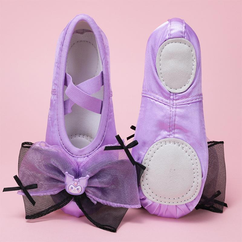 Mädchen Tanzschuhe Weiche Sohle Kinder Ballettschuhe Tanzschuhe Niedlich Bühnenauftritt Katzenpfoten Schuhe Schleifendekoration