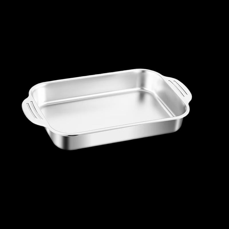 Large Stainless Steel Rectangular Deep Roasting Tray