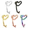Love Nose Ring 0.8/8 Mm European and American Nose Accessories, Piercing Jewelry, Hot-selling Models