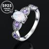 An exquisite and flawless 925 sterling silver ring is very suitable for women's jewelry