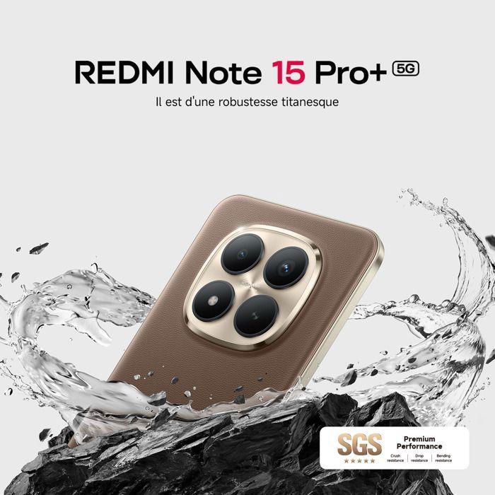 Redmi Note 15 Pro+ 5G Noir 8 GO + 256 GO Snapdragon® 7s Gen 4