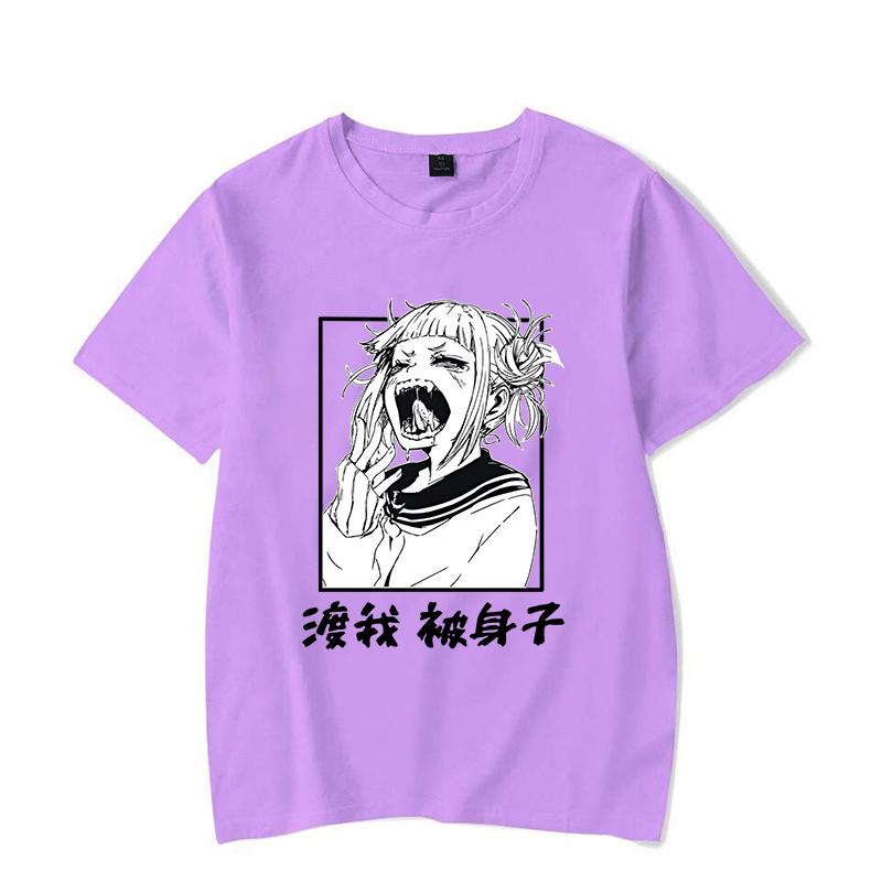 New Himiko Toga Printed T-shirts Fashion Women Short Sleeve Cool Summer Casual Tops Anime T-shirts Female Shirt Tees