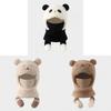 Kids Winter Beanie With Thick Fleece And Integrated Face Mask For Boys And Girls