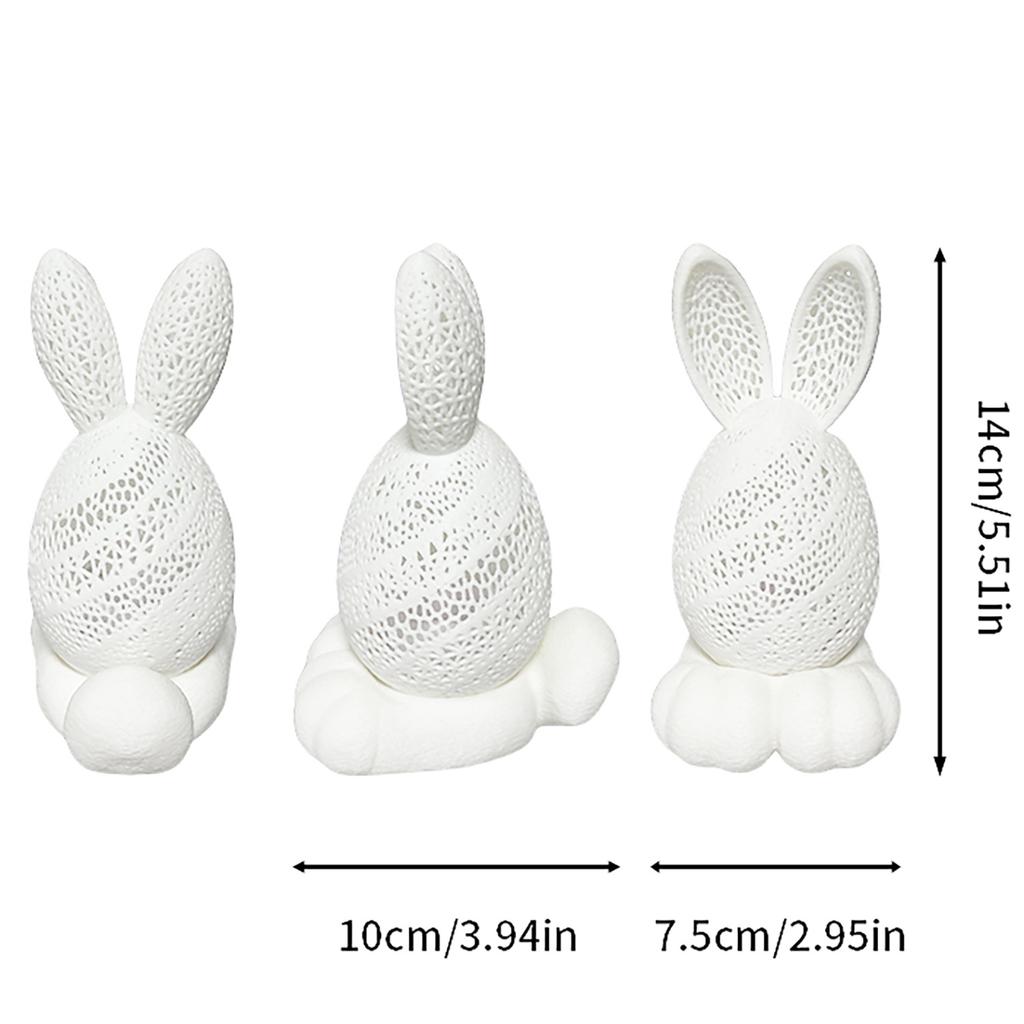 3D-utskrift Påsk populär kanin ljusstake dekoration kreativ nattlampa festivaldekoration