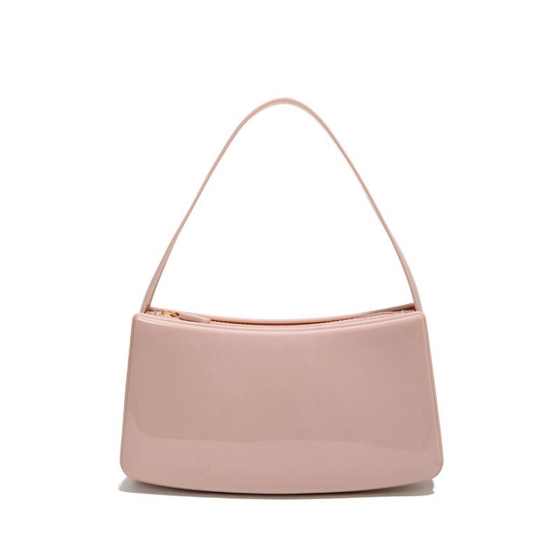 Summer New Fashion Hand Bag Underarm Jelly Bag Women's Baguette Bag Bright Color Versatile Trend Handbag