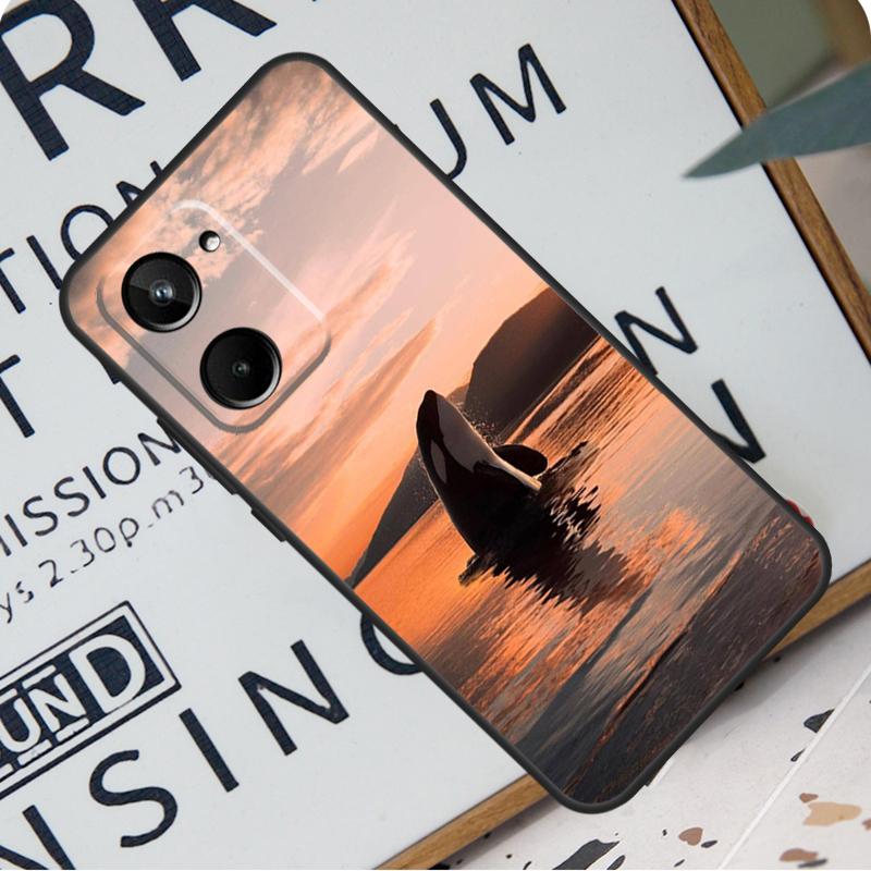 Killer Whale Orca For Realme 12 Pro Plus 9 10 11 GT5 C51 C31 C67 C55 C53 C35 C33 C30 C21Y C25s GT Neo 6 Case