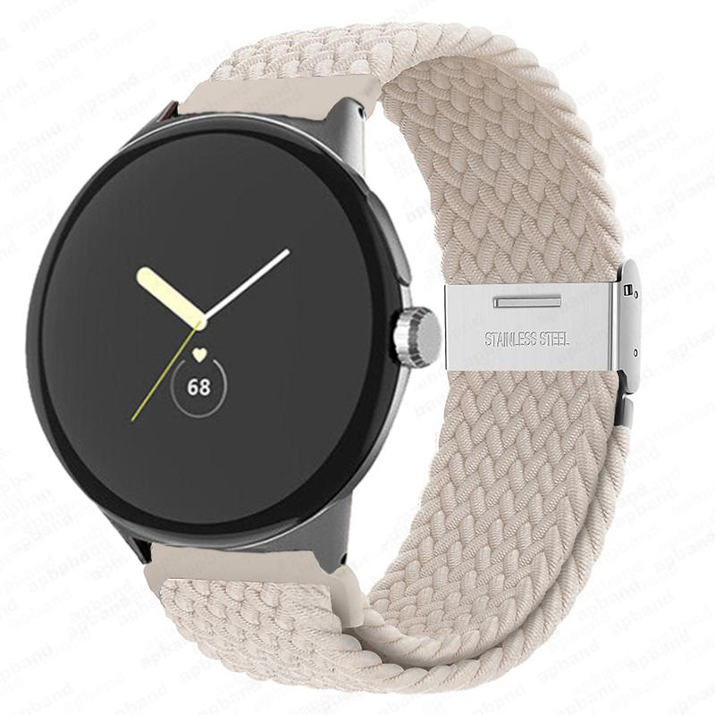 

Braided solo loop strap for Google Pixel Watch 2 Band Smartwatch Accessories Elastic Bracelet correa Pixel Watch Active band Google Pixel Watch