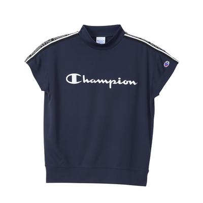 Kurzes antibakterielles und geruchshemmendes UV-Script Kurzarm-Stehkragen-T-Shirt Navy [Champion], Ärmel, beständig, trocknend, Schutz, Logo, Shirt,