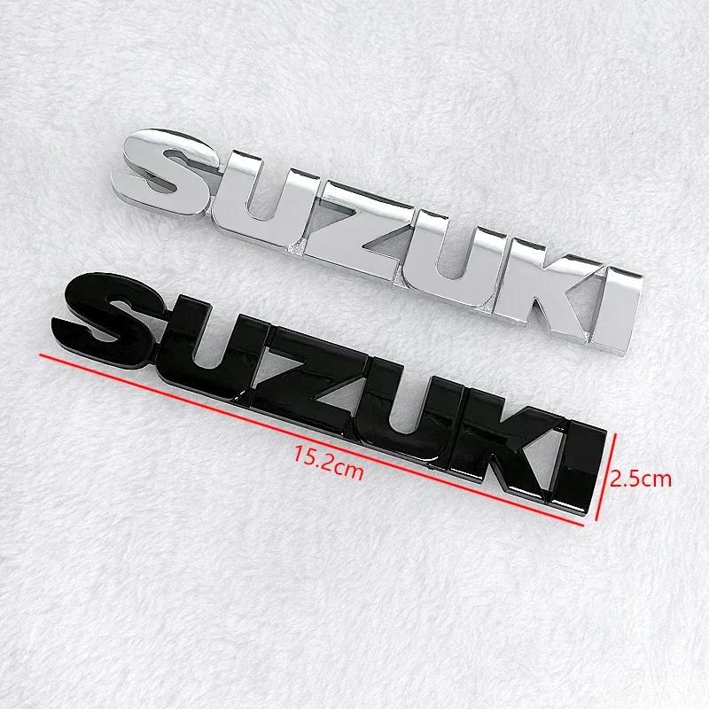 Plastic for Suzuki Badge Swift Jimny Grand Vitara Alto SX4 Alivio Samurai Car Rear Trunk Emblem Sticker Logo Auto Accessories