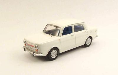 Best Model Simca Abarth 1150 White Finished Model 1/43 (1963)