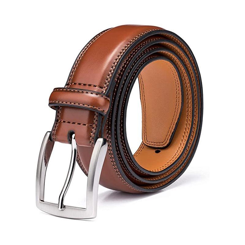 

Find A Belt Men S Classic Quality Design Business Style Men S Belt 125cm темно-коричневого кольору