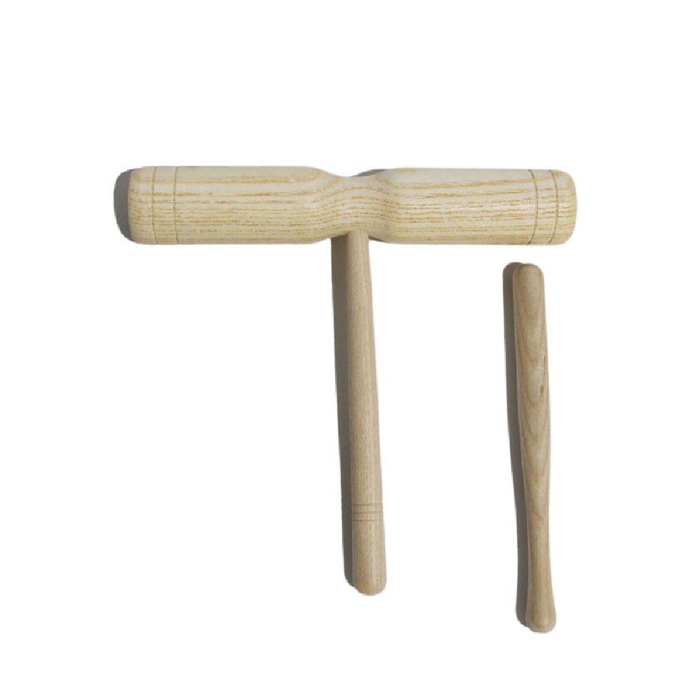 Orff Percussion Instruments: Double-Sound Grooved Blocks & Single-Sound Paulownia Blocks with Grooves
