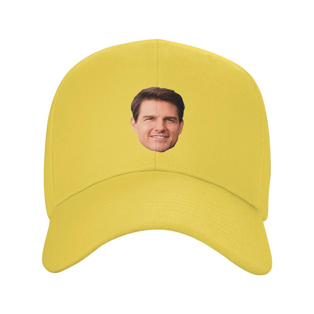 Unisex Baseball Hats Tom Cruise Face Cutout Outdoor Streetwear Summer Sports Baseball Caps Hip Hop Cap Casquette Hats