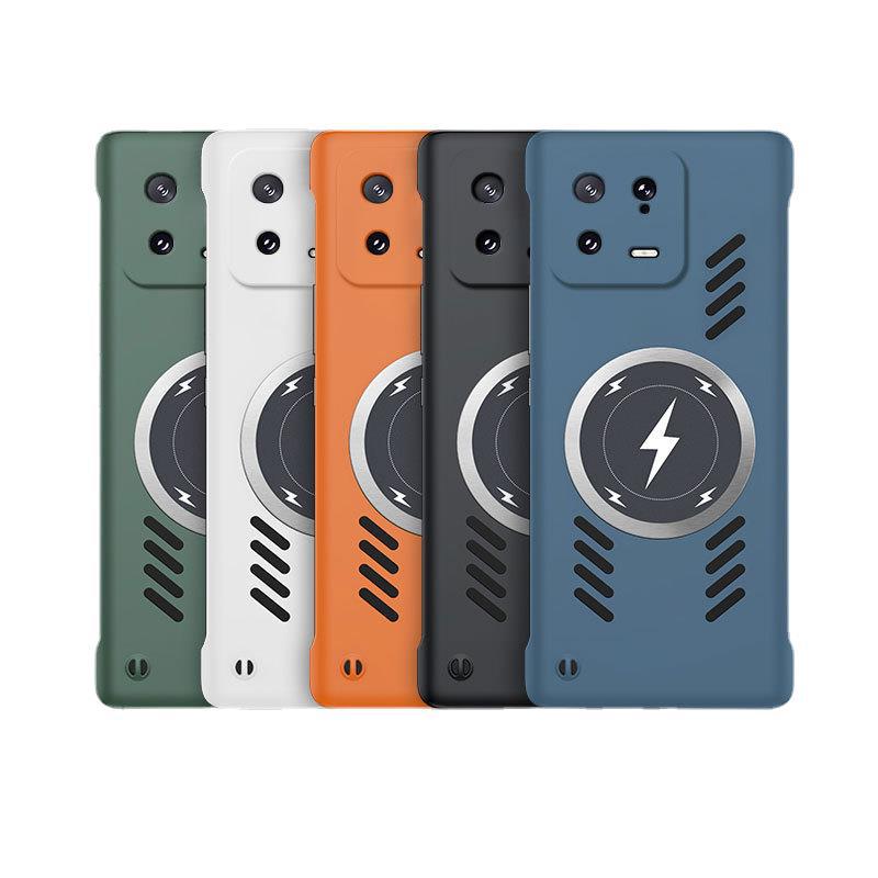 Applicable To Xiaomi 17ProMax Borderless Mobile Phone Case Xiaomi 15 Lightning Magnetic Suction 14 Anti-drop Xiaomi 13 Protective Case
