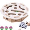 Nailfile Enrichment Box With Bell For Indoor sscratchingand Hunting Mental Felt Maze Box  Scratchpuzzleenrichment Box
