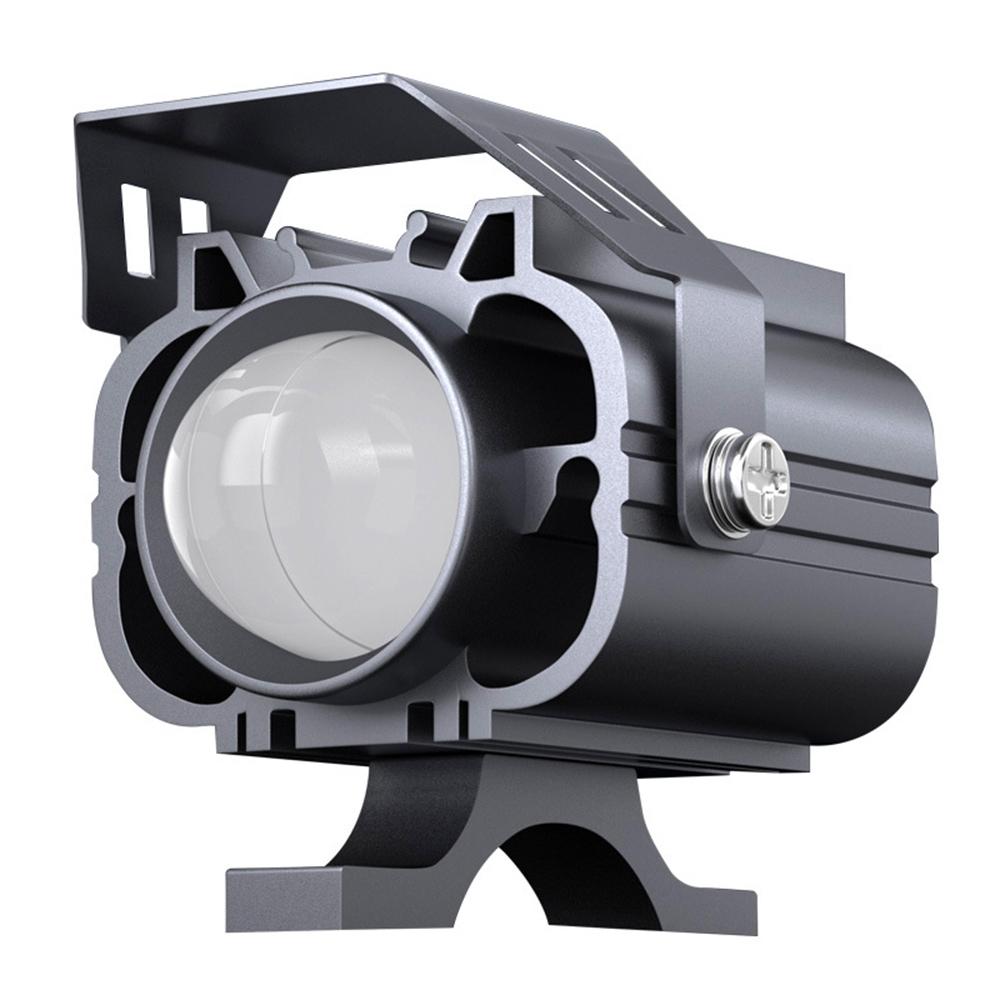 

12-85V Motorcycle Electric Bike Yellow+White LED Light Waterproof Super Bright Spotlight Type A