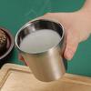 304 Thick Double Wall Stainless Steel Beer Mug for Tea Coffee Cup Drink Ware Hot Water Mug Travel Cup Sets Portable Drink-ware