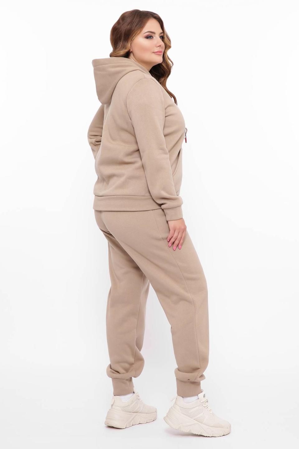 

Теплий трикотажний спортивний костюм Tatiana Кельт 3XL бежевий