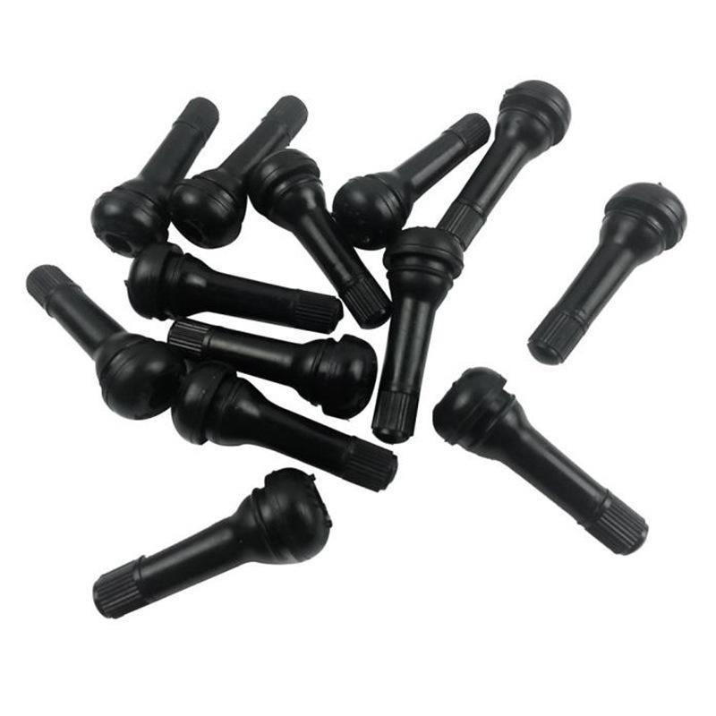 Tire Valve Stem Kit 10Pcs TR412-TR415 Assorted Sizes with Protective Cover for Auto Tubeless Tire Repair