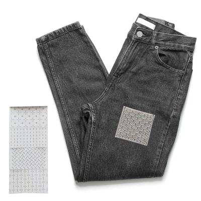 4 Stück Sashiko Stickvorlage Geometrisches Sashiko-Muster Schablone Wiederverwendbare Sashiko-Vorlage Stickmuster für Handquilten und Stickerei