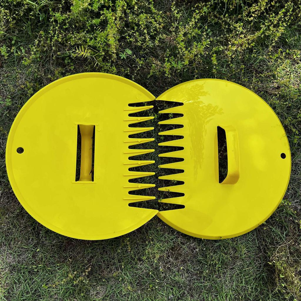 ABS out door plastic fallen leaves branches colector clipper rake cleaning wear resistant garden hand tools accessories