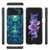 Aztec Maya Stone Phone Case For Samsung Z Flip 6 7 5G Z Flip 5 Galaxy Z Flip 3 4 5G ZFlip Shockproof Hard Cover TPU PC Coque Cap
