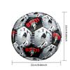 Ronaldo's Cr7 Football Legend Soccer Ball Size 5 Football Machine-Stitched Indoor/Outdoor Training and Matches Soccer Accessory