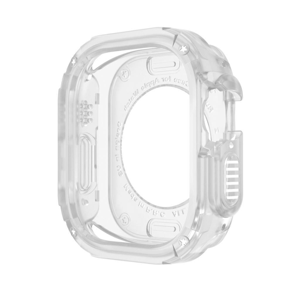Silikonarmband+TPU-Hülle für Apple Watch Armband Ultra2 10 46mm 49mm 44mm 45mm Schutzhülle Armband für IWatch Serie 9 8 7 6 SE