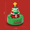 Christmas Tree Music Box Ornament Rotation Xmas Musical for Bedroom Decoration